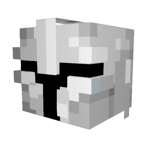 SnowInJuly Minecraft avatar head, 3D render