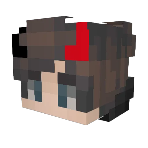 SnowMochi5 Minecraft avatar head, 3D render