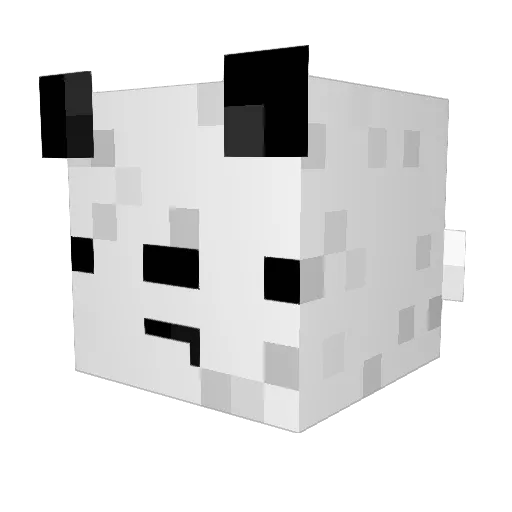 SnowOwl45 Minecraft avatar head, 3D render