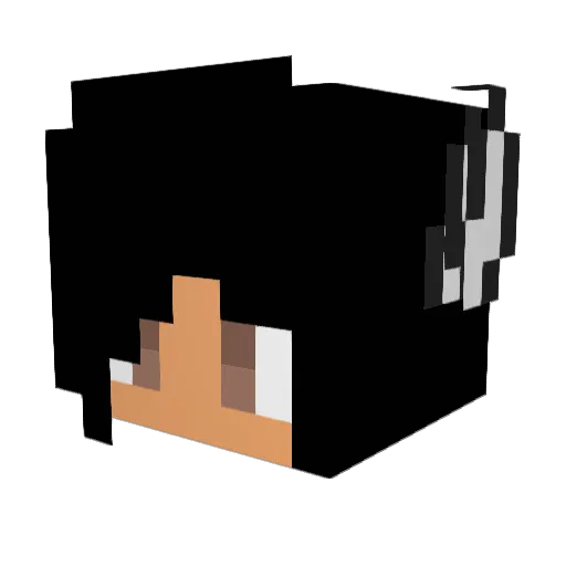 SnowWhite910 Minecraft avatar head, 3D render