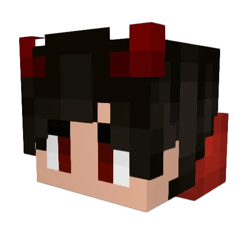 SnowZz0v0 Minecraft avatar head, 3D render