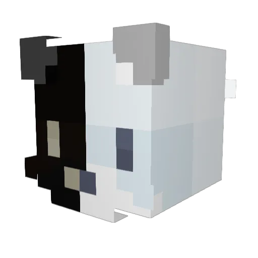 Snow_Fox129 Minecraft avatar head, 3D render