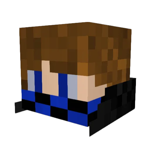 Snow_Storm13077 Minecraft avatar head, 3D render