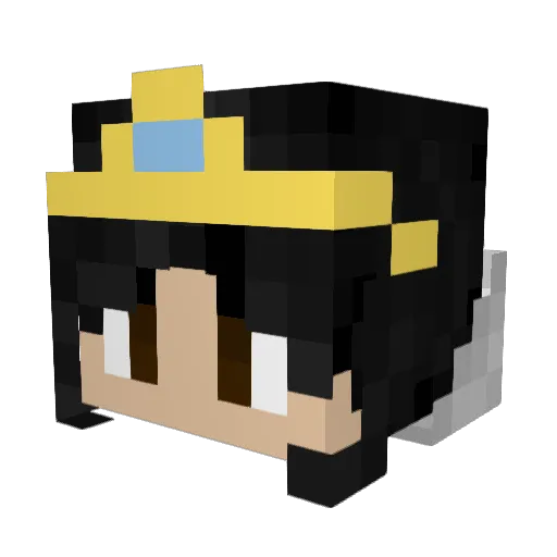 Snowball_Sukiria Minecraft avatar head, 3D render