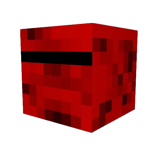 Snowbeak Minecraft avatar head, 3D render
