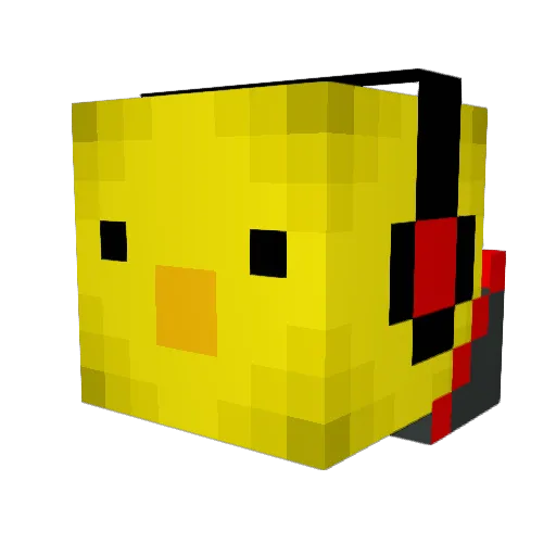 Snowberry24 Minecraft avatar head, 3D render