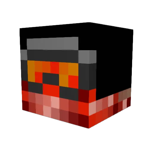 Snowboss7 Minecraft avatar head, 3D render