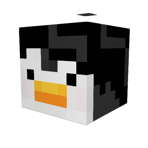 SnowbyteGames Minecraft avatar head, 3D render