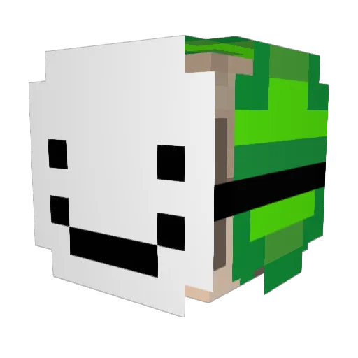 Snowdrift_32 Minecraft avatar head, 3D render