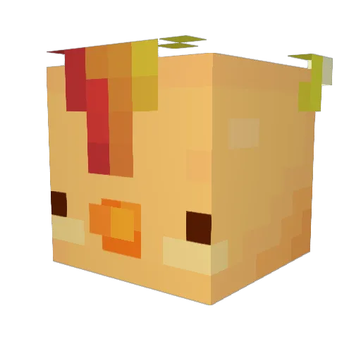 SnowedBudgie Minecraft avatar head, 3D render