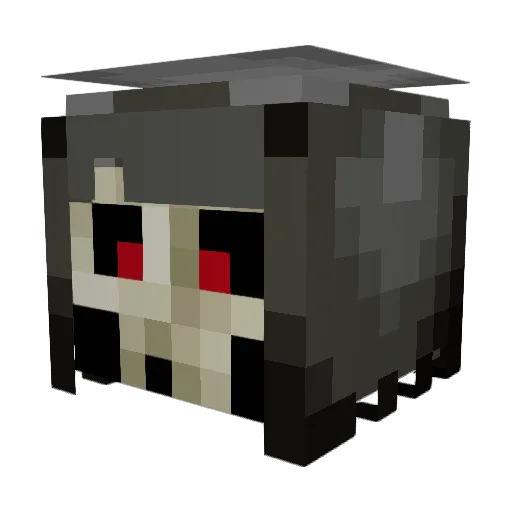 Snowflake_010 Minecraft avatar head, 3D render