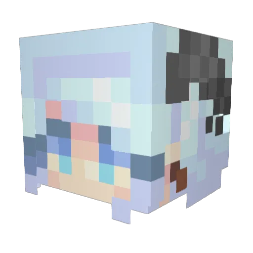 Snowflakes0707 Minecraft avatar head, 3D render