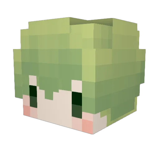 Snowice_TW Minecraft avatar head, 3D render