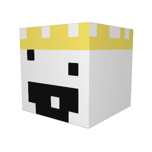 SnowingPath1974 Minecraft avatar head, 3D render