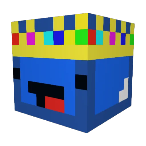 Snowite83 Minecraft avatar head, 3D render