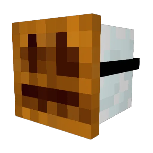 Snowload Minecraft avatar head, 3D render