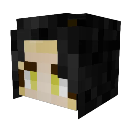 Snowmoon176 Minecraft avatar head, 3D render