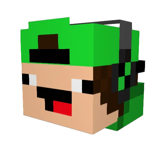Snowooorr Minecraft avatar head, 3D render