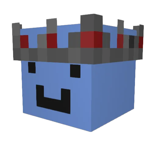 Snowsword1 Minecraft avatar head, 3D render