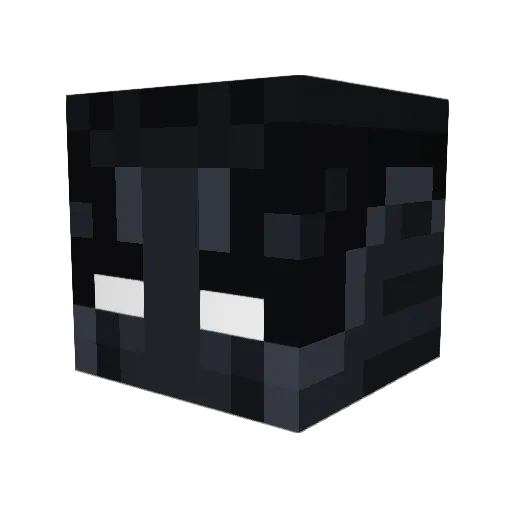 Snowy5555 Minecraft avatar head, 3D render