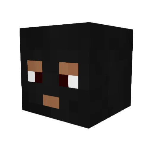 SnowyAlt1 Minecraft avatar head, 3D render