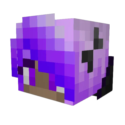 SnowyJayda Minecraft avatar head, 3D render