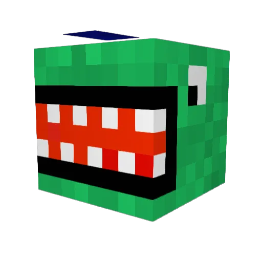 SnowyLeopard44 Minecraft avatar head, 3D render