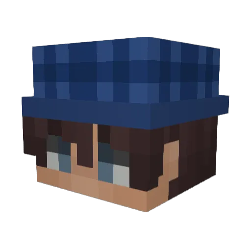 Snowy_SGD321 Minecraft avatar head, 3D render