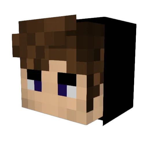 Snowypenguin392 Minecraft avatar head, 3D render