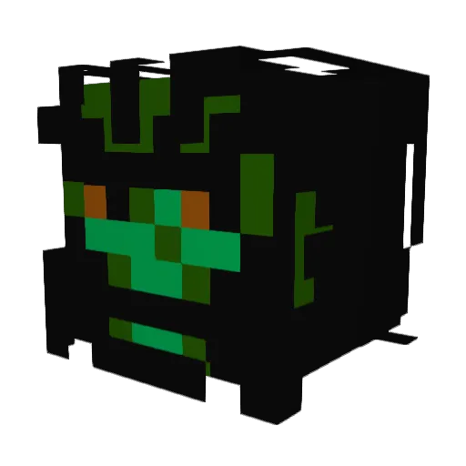Snox83 Minecraft avatar head, 3D render