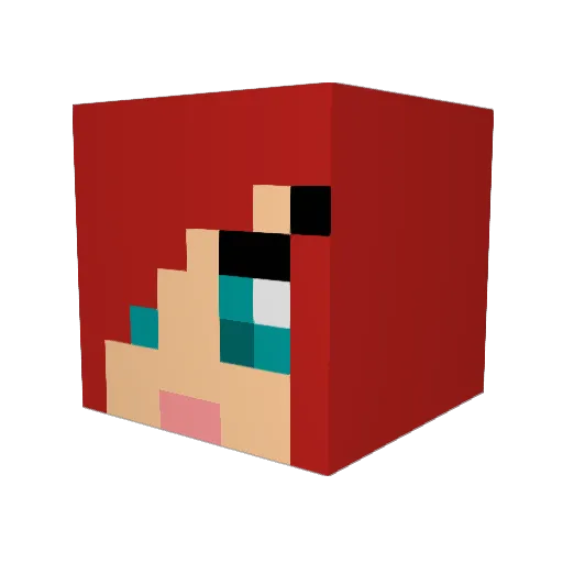 SnubDogg Minecraft avatar head, 3D render