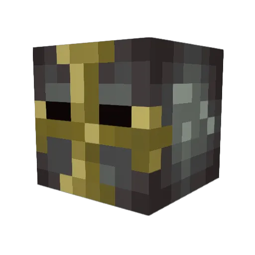 Snubbysaurus Minecraft avatar head, 3D render