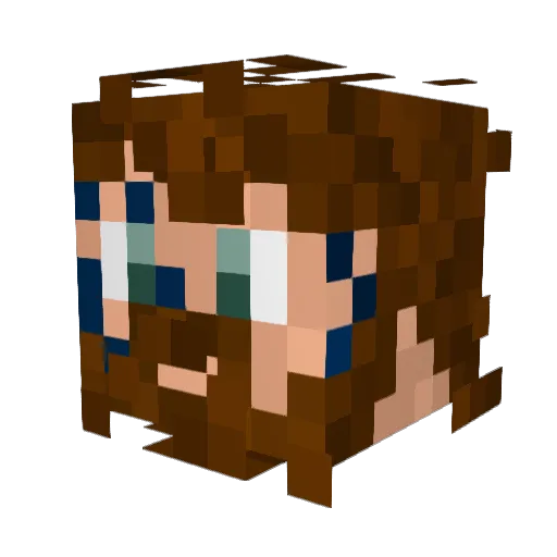 Snuffel_321 Minecraft avatar head, 3D render