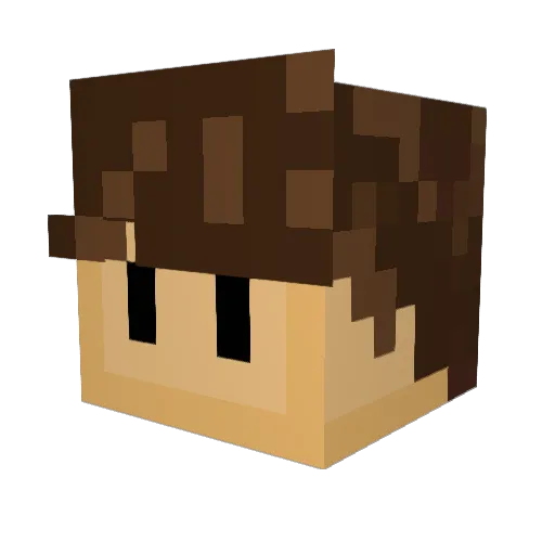 SnufkinPath Minecraft avatar head, 3D render
