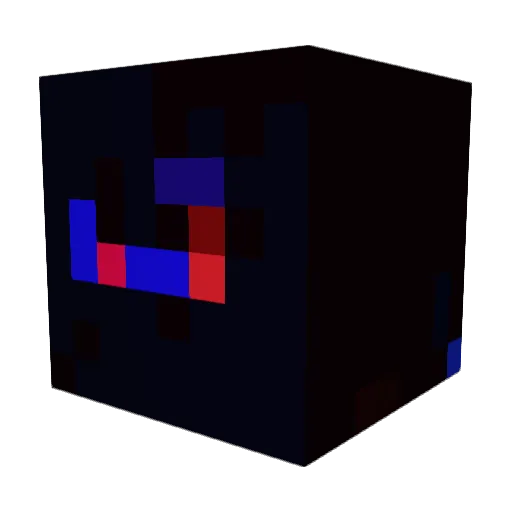 Snufulz Minecraft avatar head, 3D render