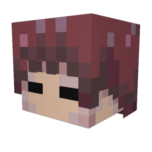 SnugBoat Minecraft avatar head, 3D render