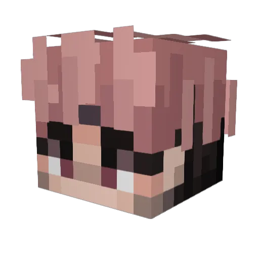 SnugStream50339 Minecraft avatar head, 3D render