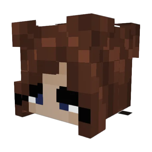 SnugglebunnyX Minecraft avatar head, 3D render