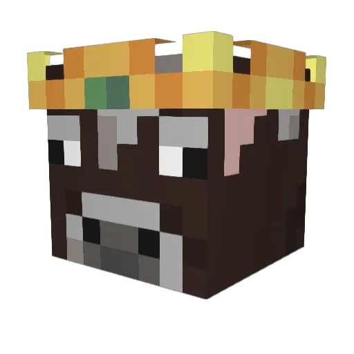 Snuggles86 Minecraft avatar head, 3D render