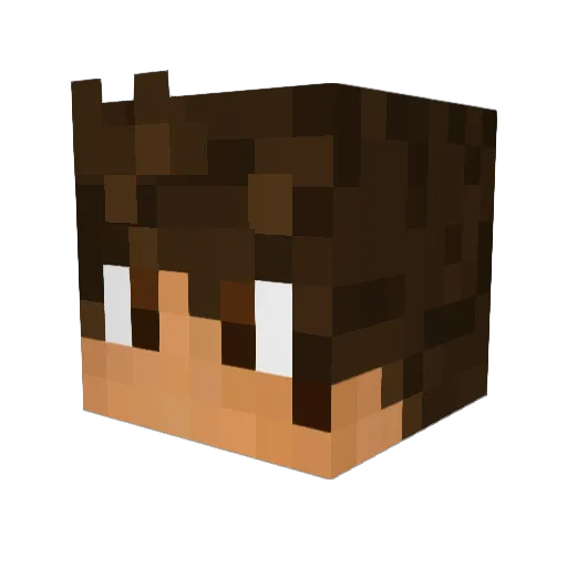 Snugglupagus Minecraft avatar head, 3D render