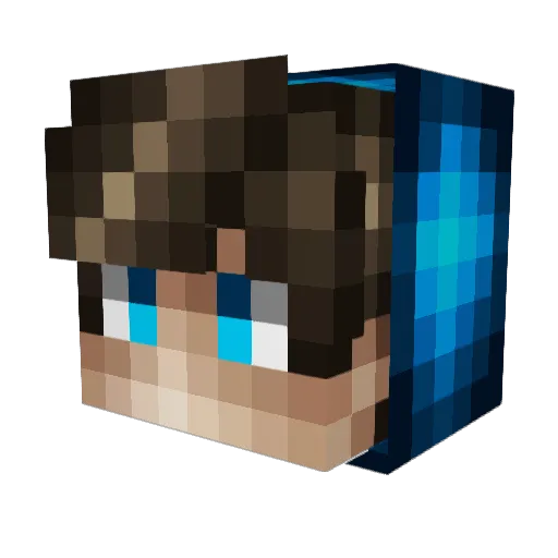 Snugnr Minecraft avatar head, 3D render