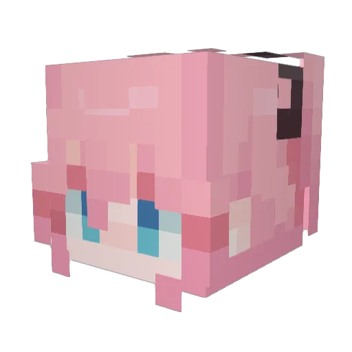 SnurfeShift Minecraft avatar head, 3D render