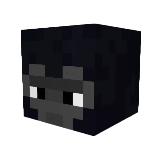 SnusMonky Minecraft avatar head, 3D render