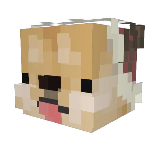 Snusmumriken69 Minecraft avatar head, 3D render