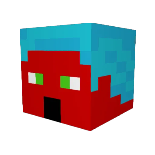 Snuttan1 Minecraft avatar head, 3D render