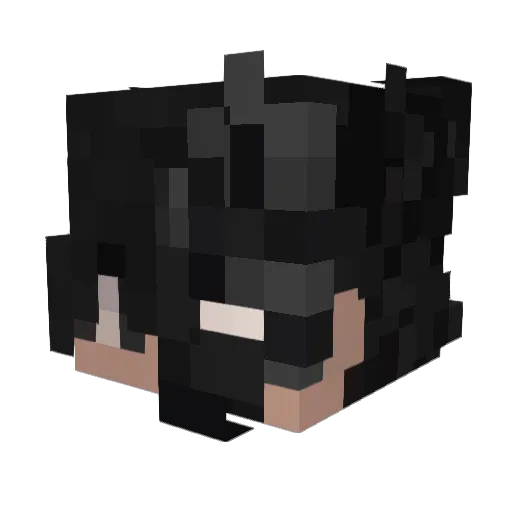 SnwR Minecraft avatar head, 3D render