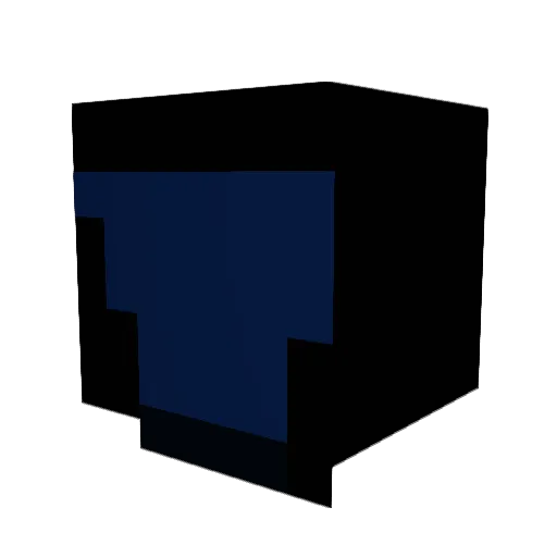 Snypenet Minecraft avatar head, 3D render