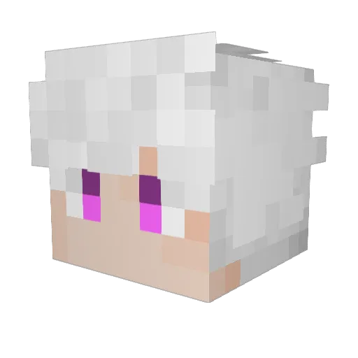 SoClixy Minecraft avatar head, 3D render