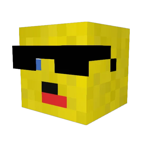 SoCloseToBanan Minecraft avatar head, 3D render