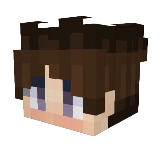 SoDa_66 Minecraft avatar head, 3D render